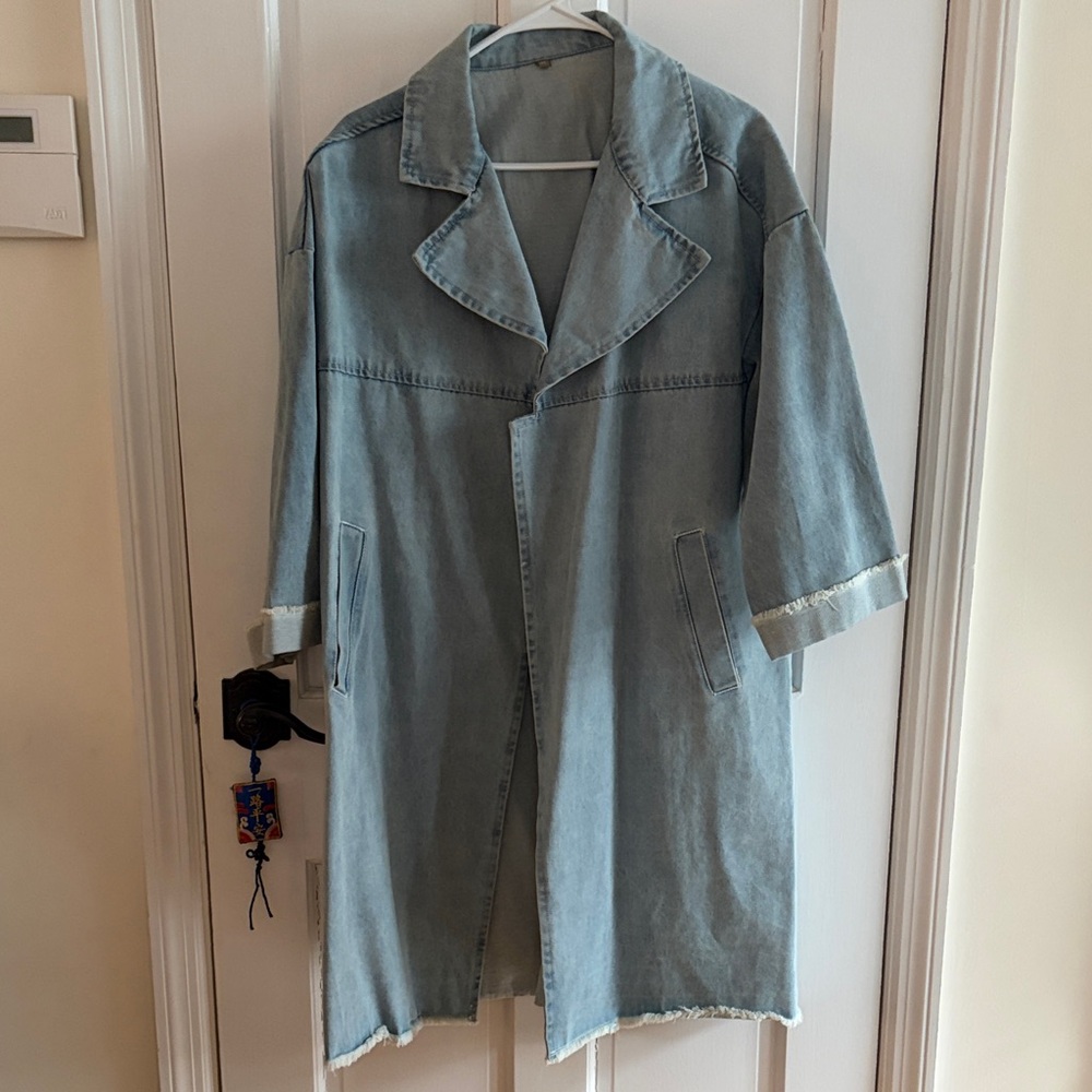 Light Blue Denim Coat